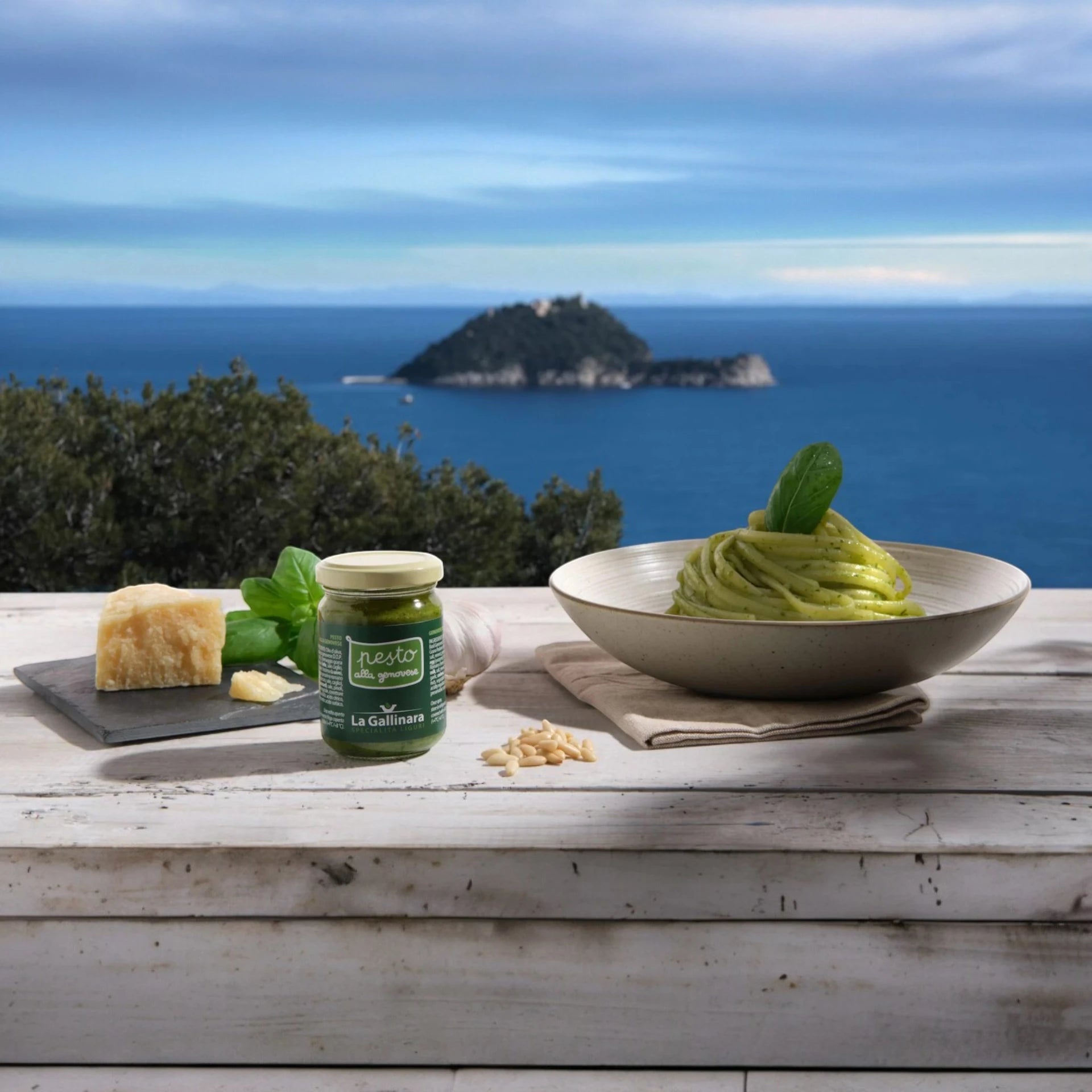 Pesto au basilic La Gallinara — Épicerie italienne Il Passaggio