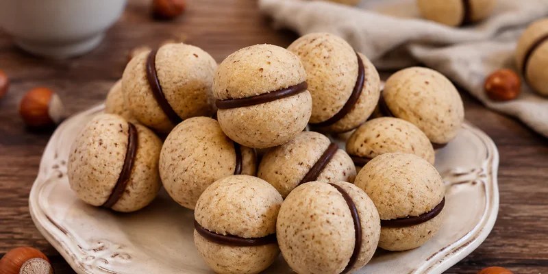 Baci di Dama : les biscuits piémontais aux noisettes et chocolat