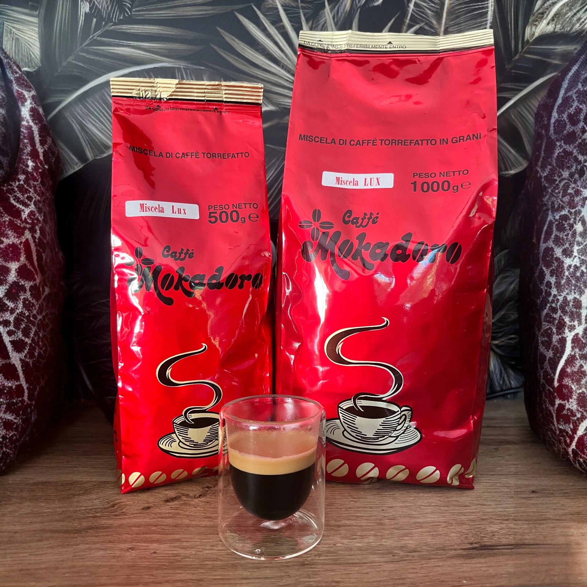 Café en grain mélange Lux Mokadoro — Épicerie italienne Il Passaggio