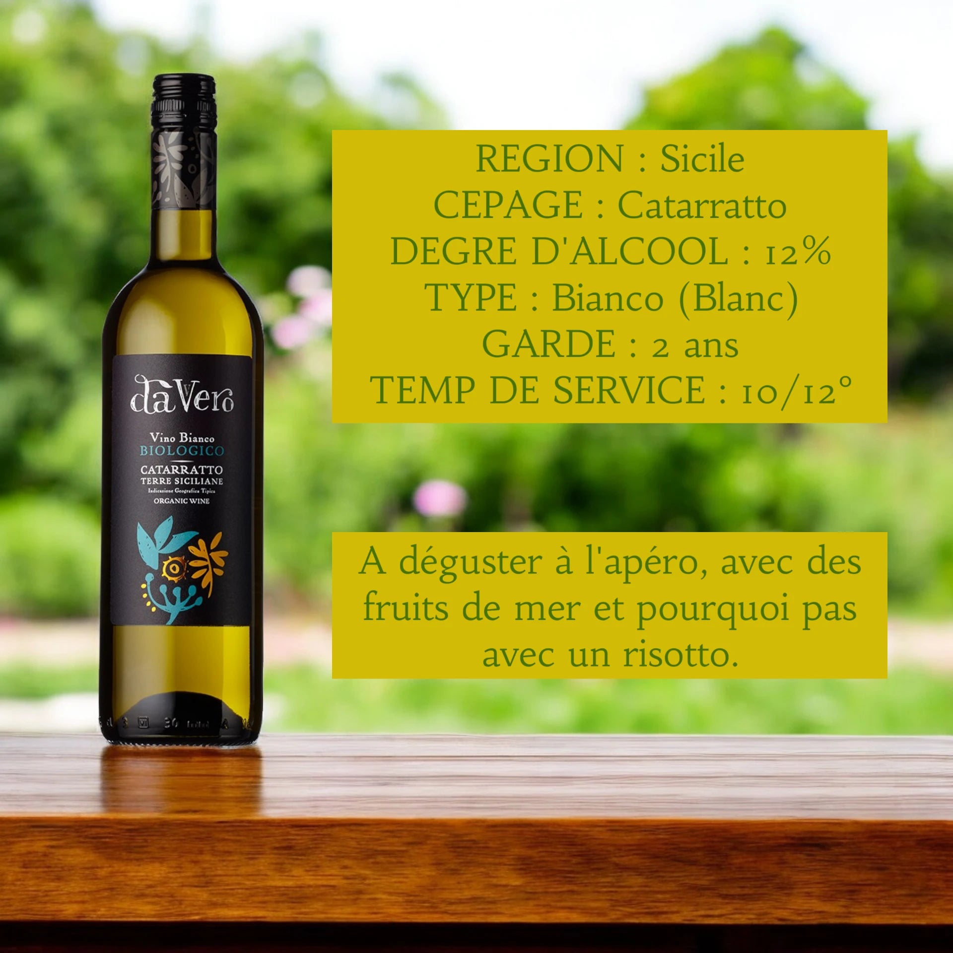 Catarratto Bio Sicile — Épicerie italienne Il Passaggio