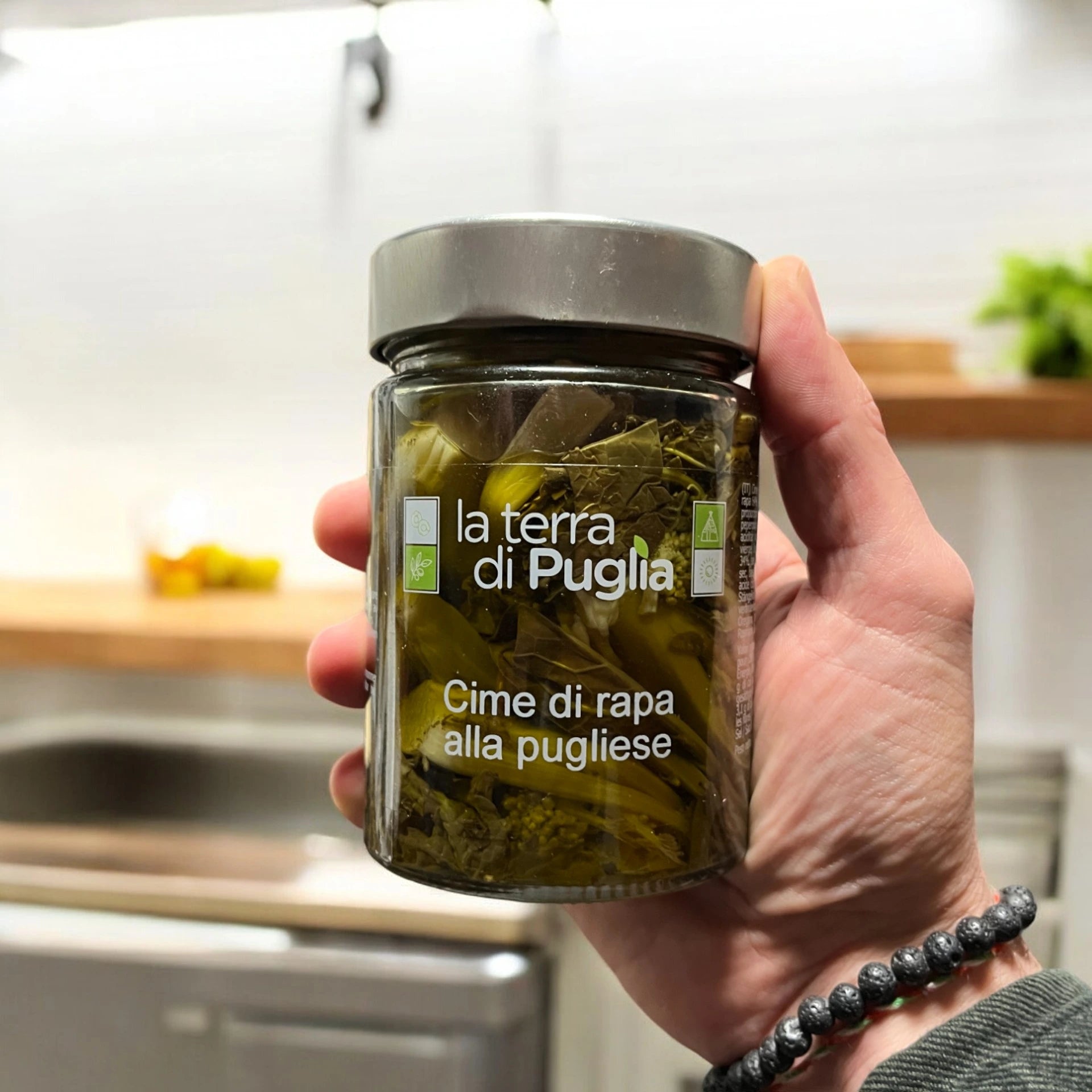 Feuilles de navet à l'huile Terra di Puglia — Épicerie italienne Il Passaggio