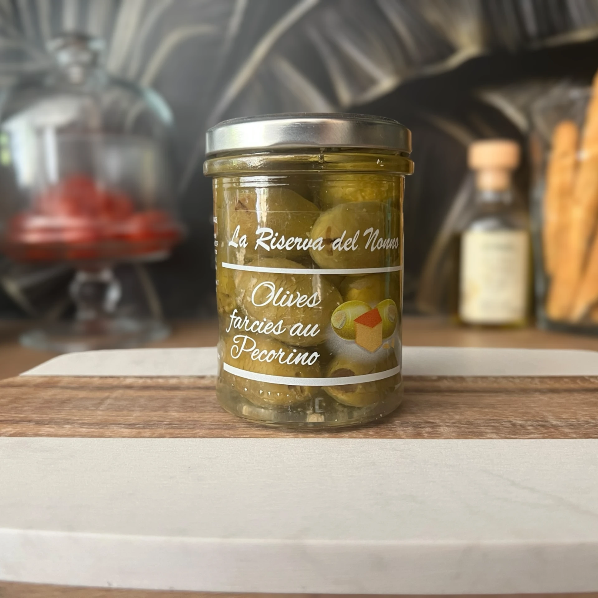 Olives au fromage pecorino — Épicerie italienne Il Passaggio